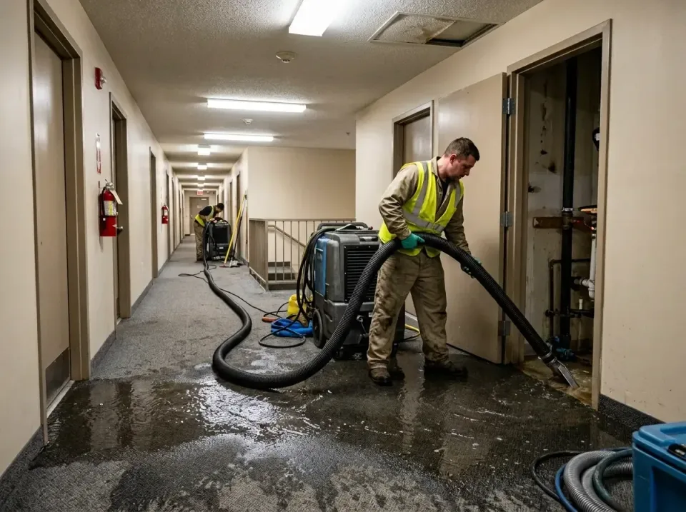multi-unit-apartment-hallway-f-005 — frequently asked questions, Emergency Burst Pipe Water Extraction & Removal in Santa An…